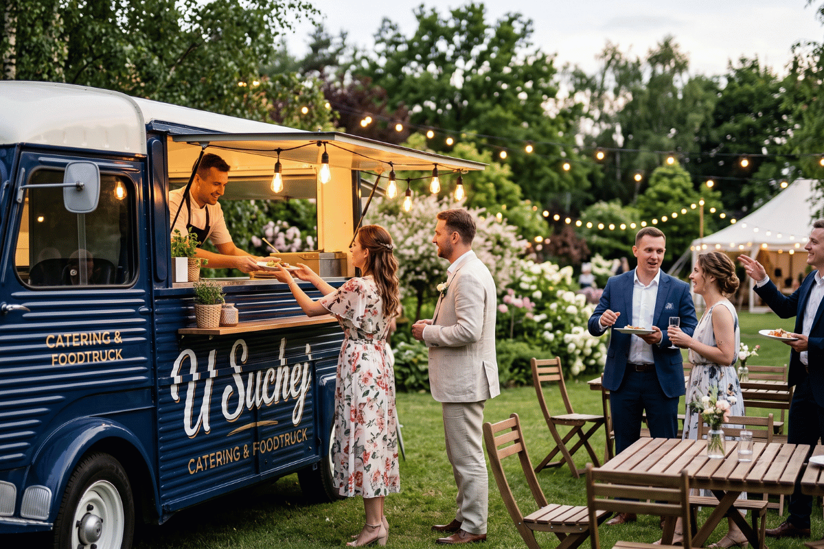 Foodtruck na wesele na Dolnym Śląsku - jak zaplanować jedzenie dla gości?