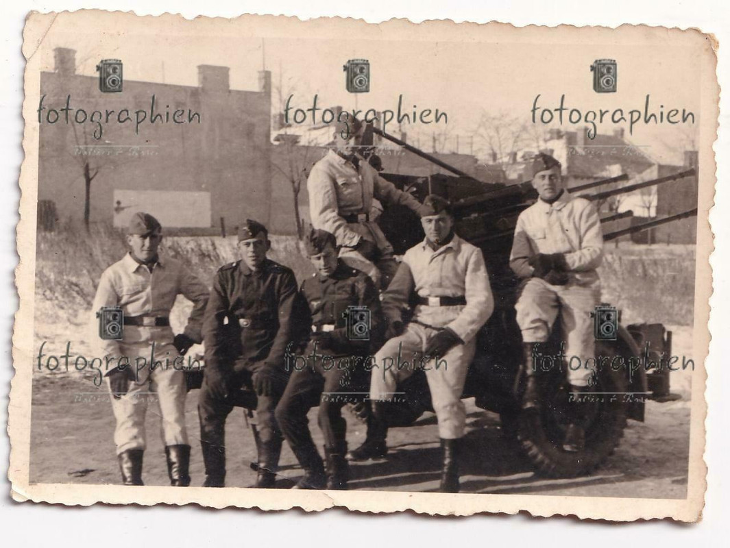 org. Foto Frankreich Kanal Küste Geschütz Flak Stellung3