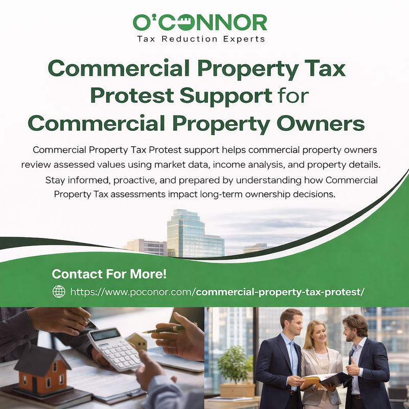 Commercial Property Tax Protest Support for Commercial Property Owners