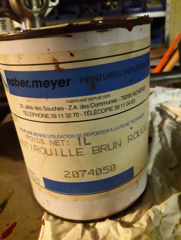 Antirouille brun rouge