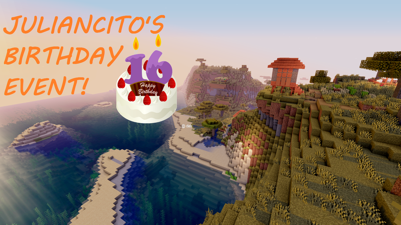 Birthday Cake in a Present | Juliancito&#039;s Birthday Event! Minecraft Skin