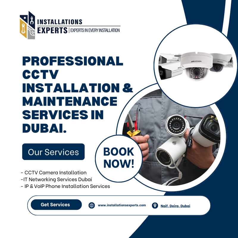 CCTV Installation service in dubai