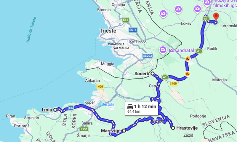 Desde la costa hasta Ljubljana - De nuevo en Eslovenia (II) y extensión a Macedonia del Norte (1)