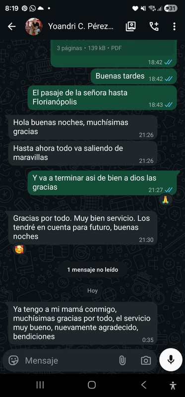 Cliente Yaicubra