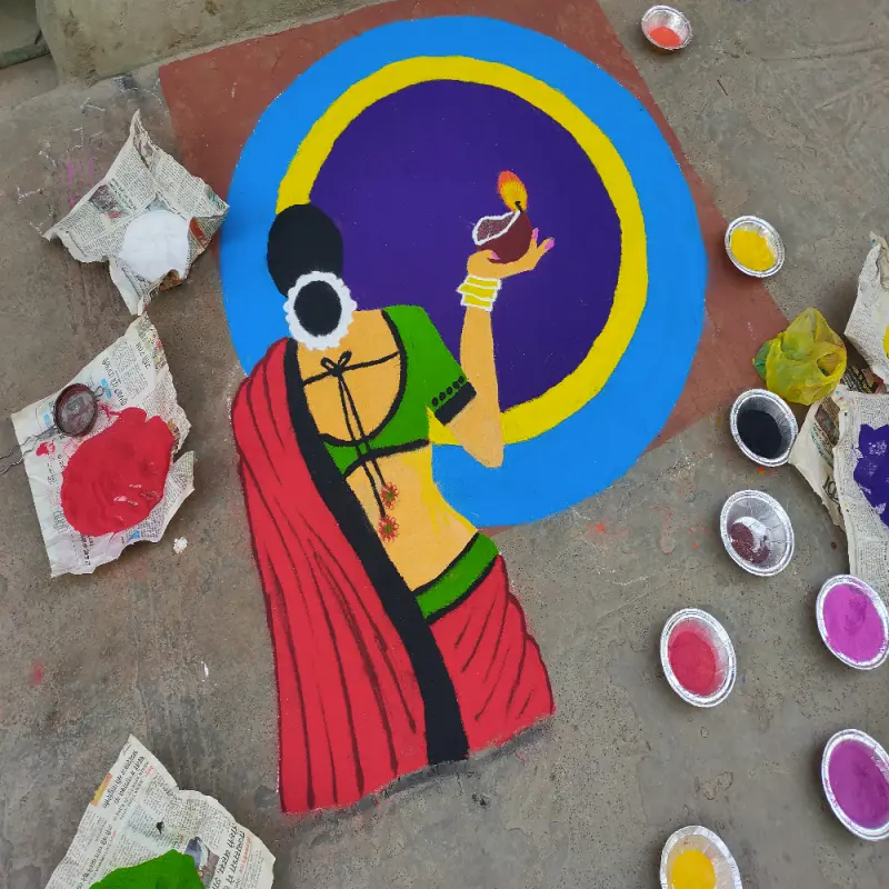 Enlightening Rangoli