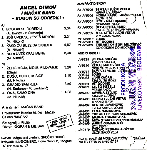 Angel_Dimov_1994_-_Bogovi_Su_Odredil_Spisak