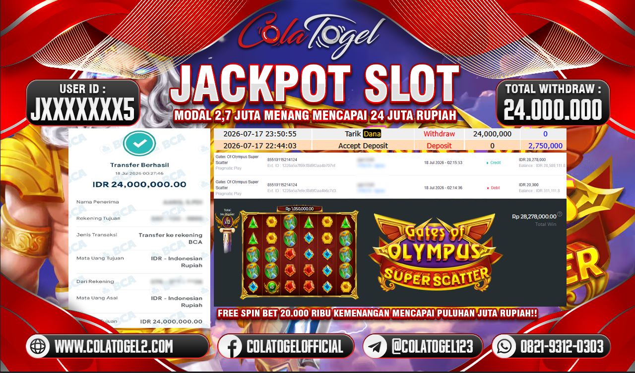 JACKPOT SLOT GACOR!!