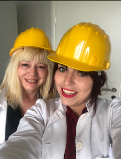 A selfie of Lejla and a friend.