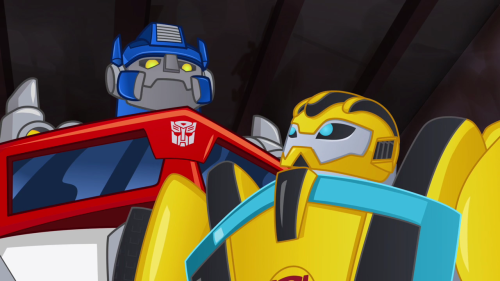 Rescue-Bots-Optimus-Prime-and-Bumblebee