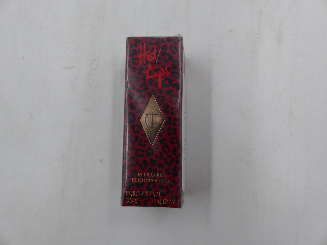 CHARLOTTE TILBURY REFILLABLE/RECHARGEABLE HOT LIPS IN PATSY RED .12 OZ