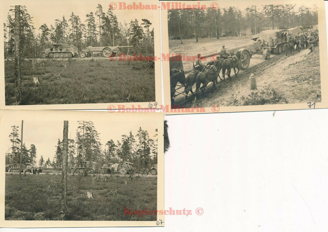 Russland schwere Halbkette SdKfz Zugkraftwagen Geschütz 6.Panzer Division !