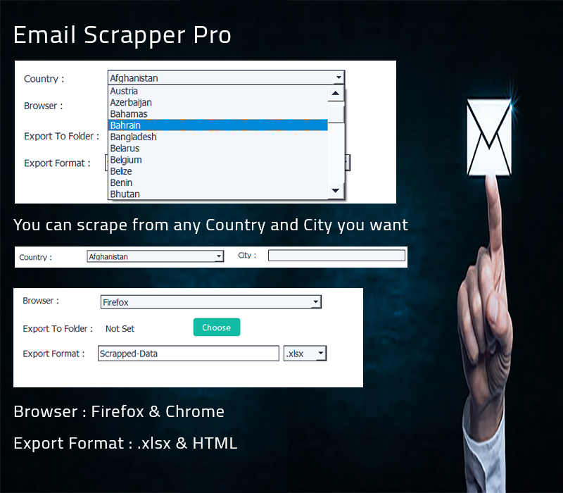 Email Scraper, Filter & Verifier Pro