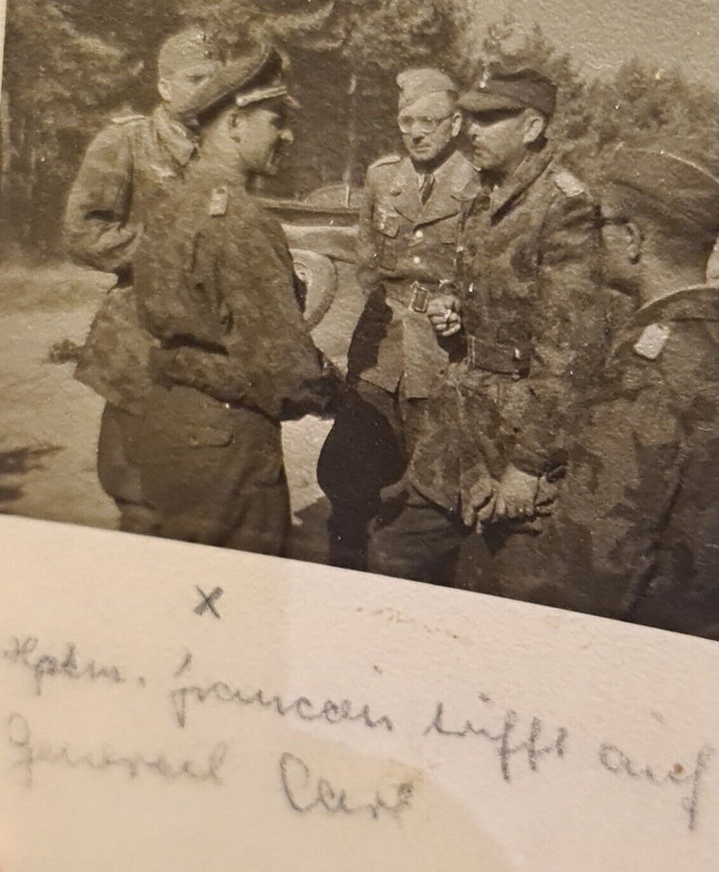 Foto Portrait Hptm. Francois Panzer-Gr.-Brig. -v. Werthern- Fhr.-Begl.-Btl. Tarn (1)