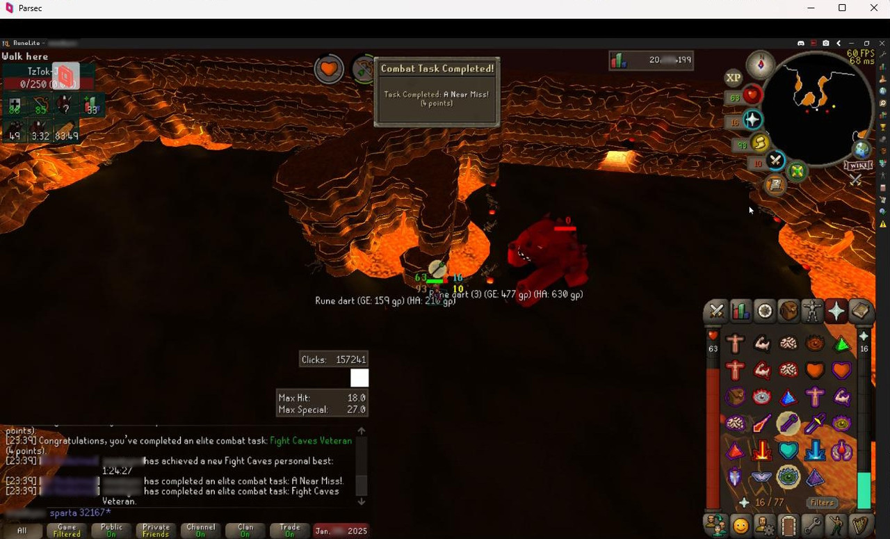 Fire Cape service OSRS