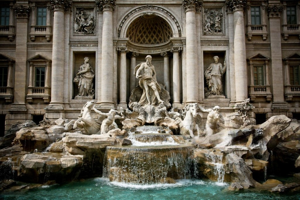 Trevi Fountain Statues