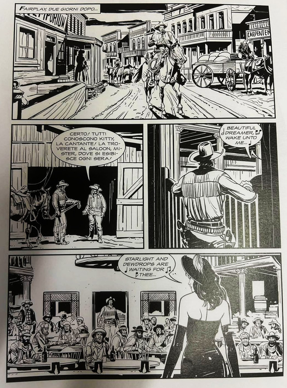 No proximo Speciale Tex Willer desenhado por Mario Atzori regressam Kate Warne e Kit Carson