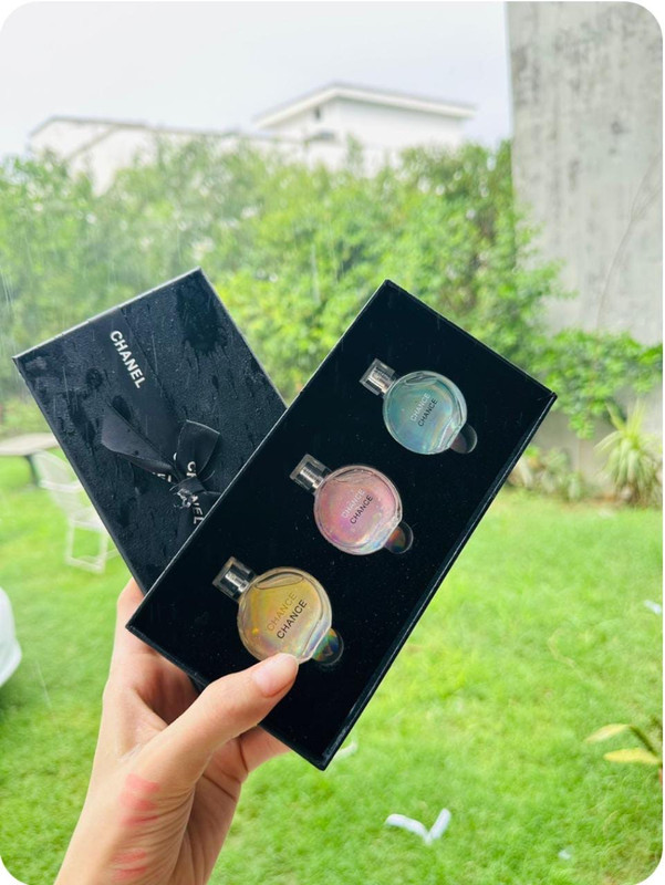 Chanel 3 in 1 Perfume set . 15-20 ml each bottle quantity.