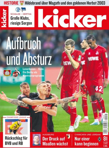 Cover: Kicker Sportmagazin No 81 vom 05  Oktober 2023