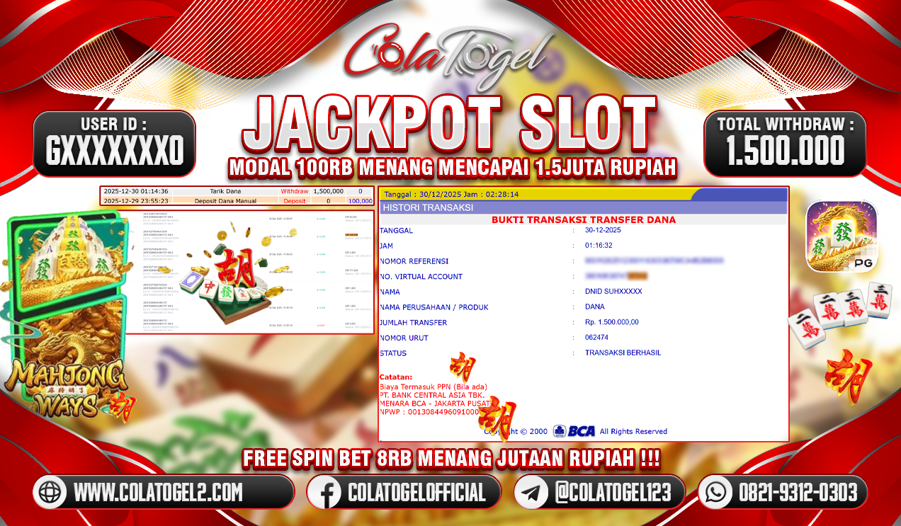 JACKPOT SLOT GACOR!!