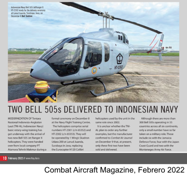 Fuerzas Armadas de Indonesia - Página 2 Bell-505