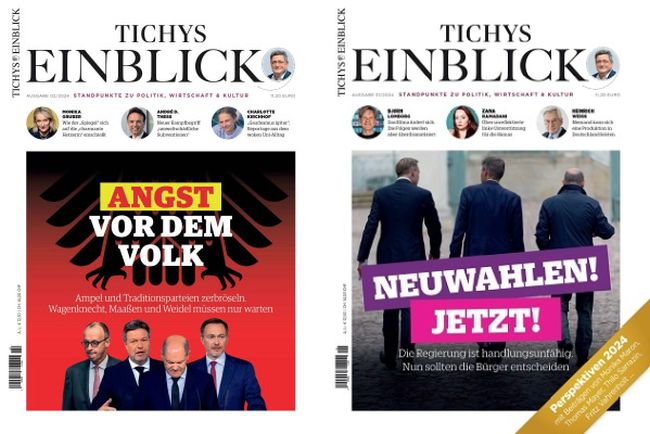 Cover: Tichys Einblick Magazine No 01 und 02 2024