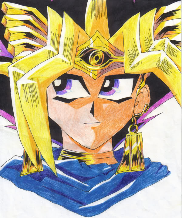 Hình vẽ Atemu (Yami Yugi) bộ YugiOh (vua trò chơi) - Page 3 1_Atemp_213