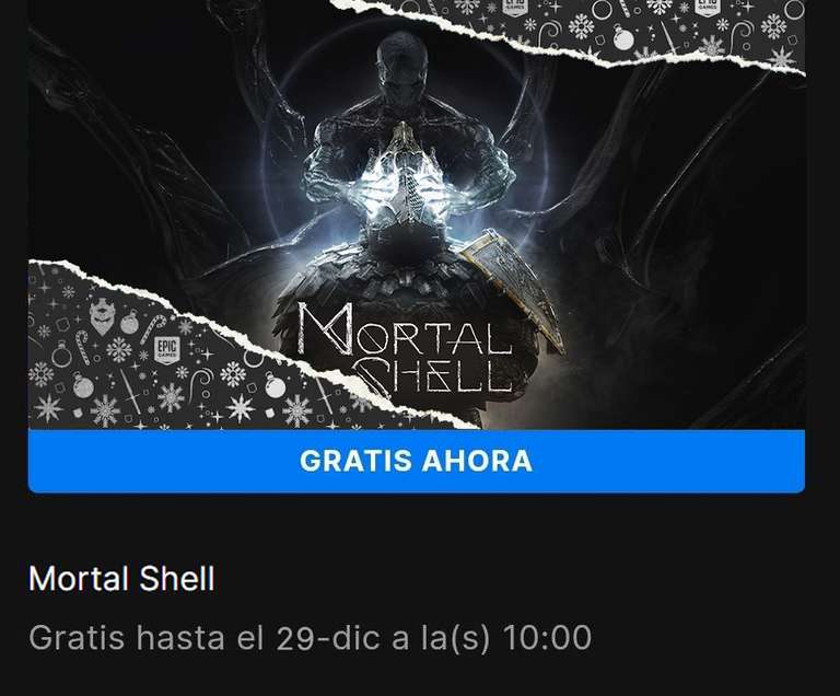 Epic Games Store: Mortal Shell [Gratis] 
