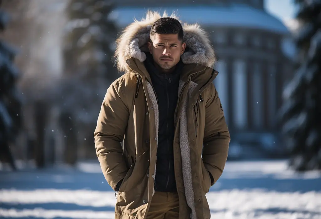 Mens winter European fashion