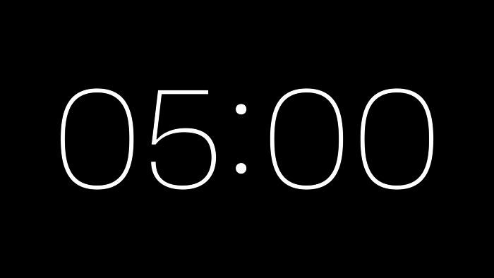 Cuenta Regresiva Prisma de 5 Minutos con Canal Alpha para ProPresenter