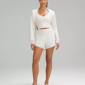 Nulu and Mesh HR Yoga Short 3.5" - Front view far