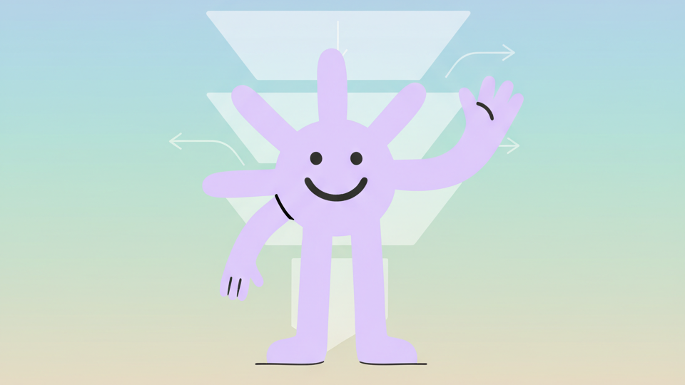 Illustration showing that clear stages improve forecasting confidence