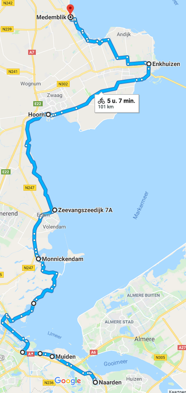 route vestingstedentour