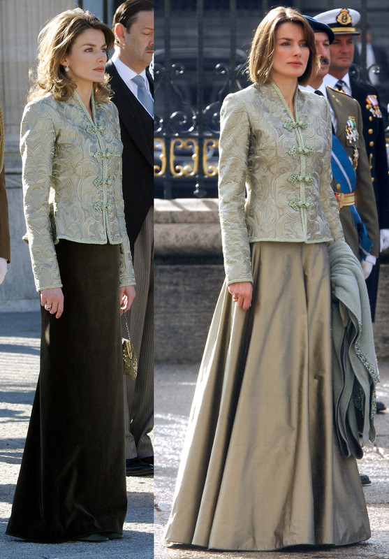 semana la reina letizia en la pascua militar la historia del esperadisimo primer look del ano 2