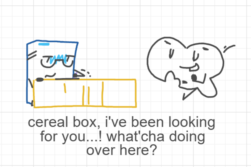 A panel from The Prime Number Few, episode eight of the Board Boards object show by Furretwalk/WalkingFurret.