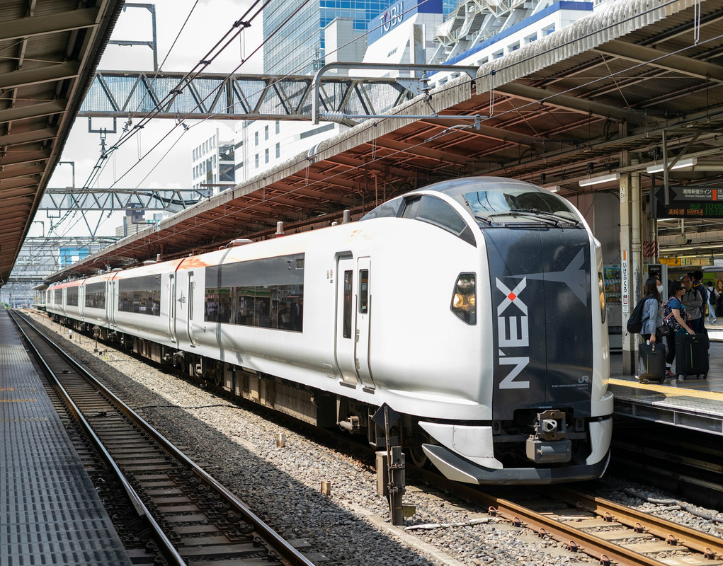 nex narita express train tokyo