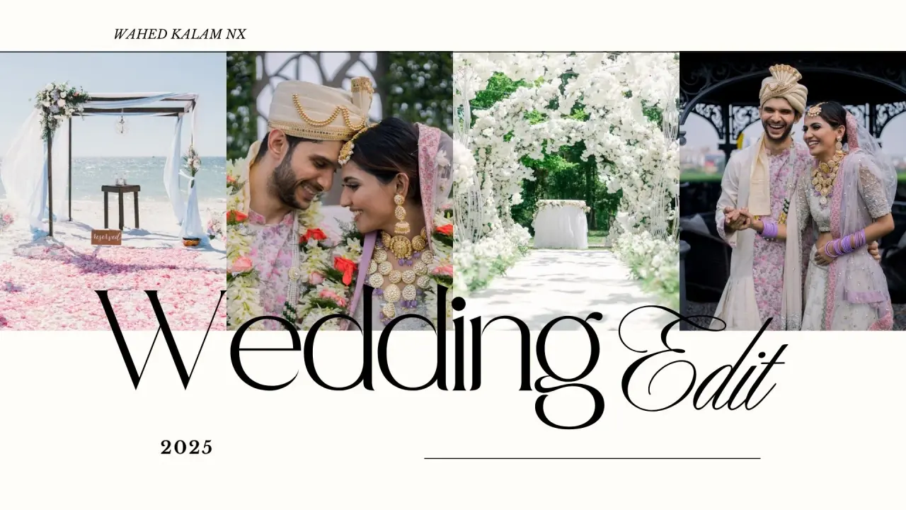 Wedding collection at wahed kalam banner