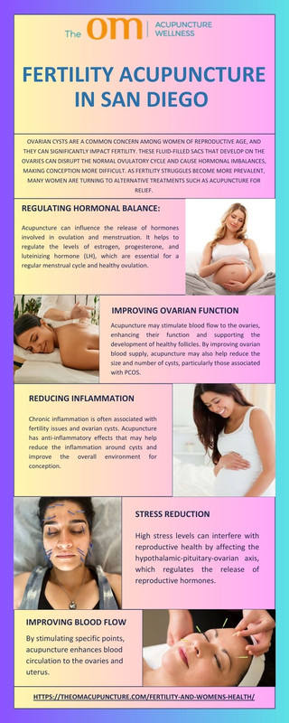 The Role Of Acupuncture In Reducing Ovarian Cysts For Fertility In San Diego