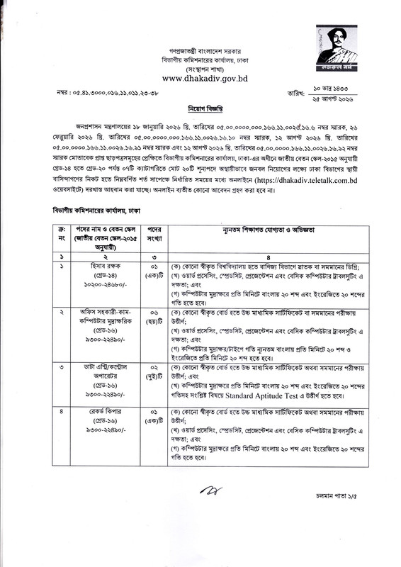 Divisional-Commissioner-Office-Dhaka-Job-Circular-2026-PDF-1