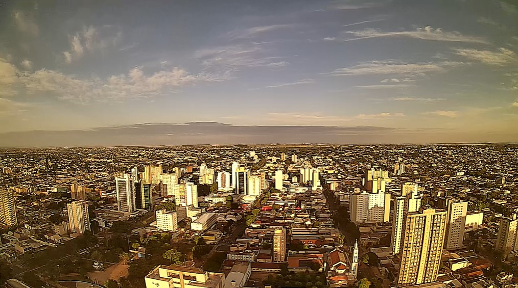 Campo Grande nesta manhã de quinta-feira