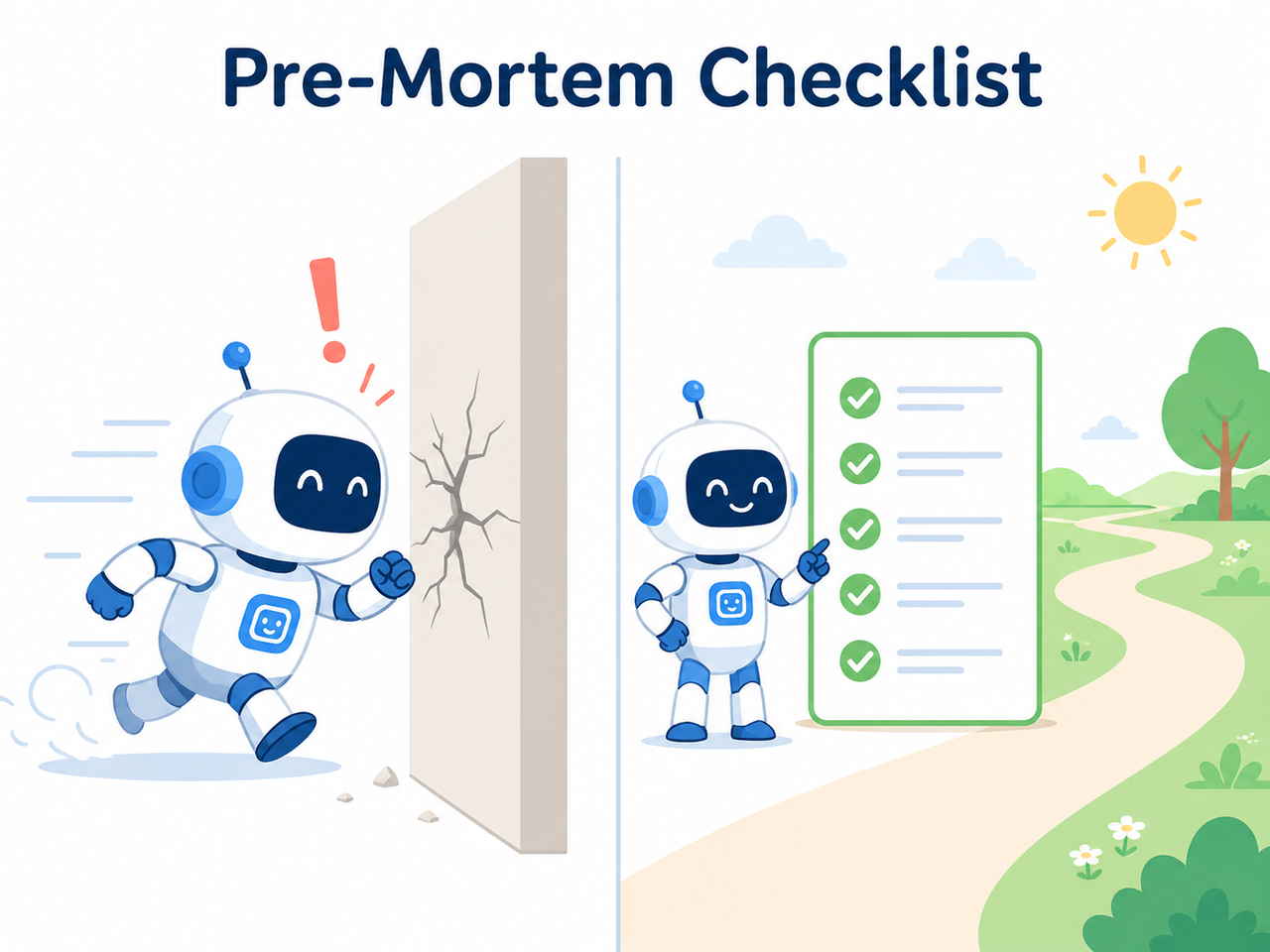 Claude predict failure before task pre-mortem checklist