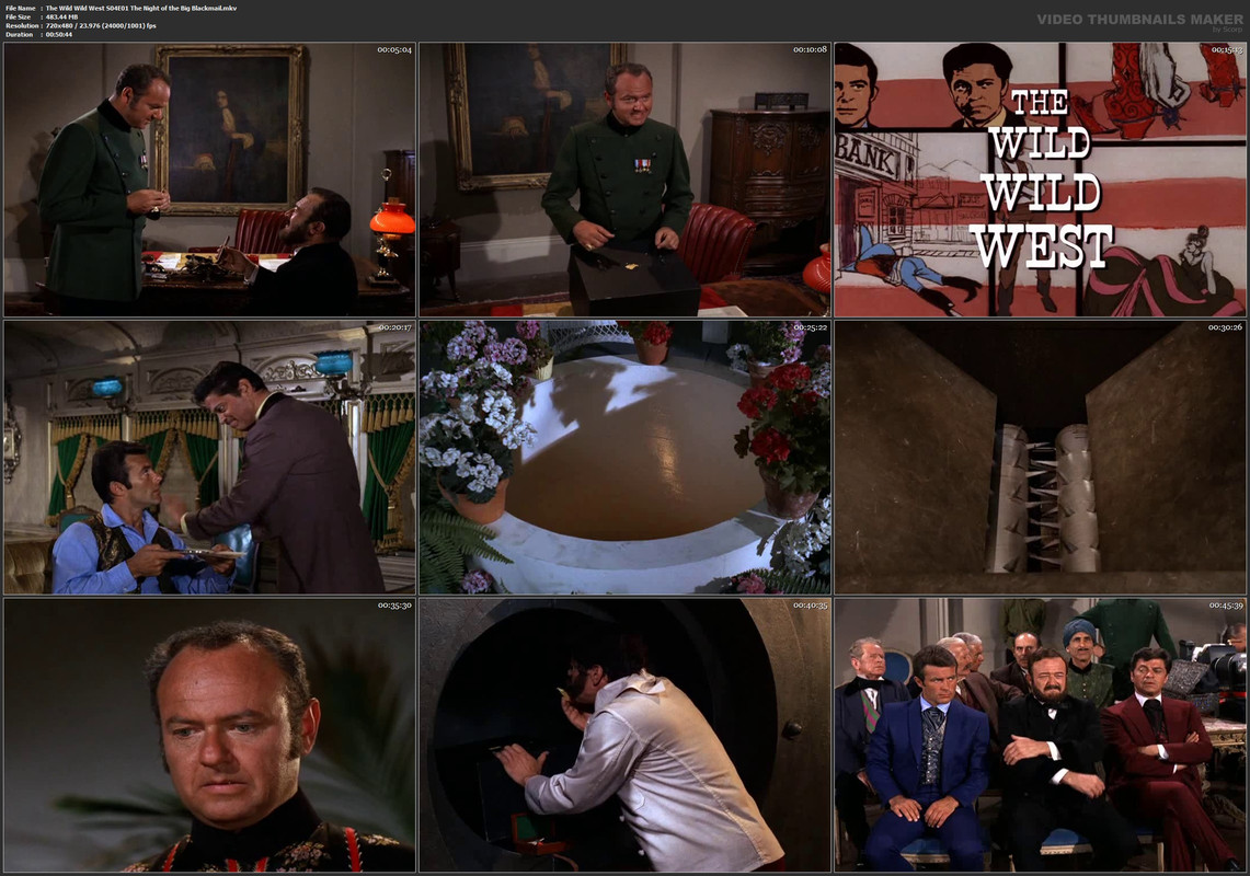 The Wild Wild West S04E01 The Night of the Big Blackmail.mkv