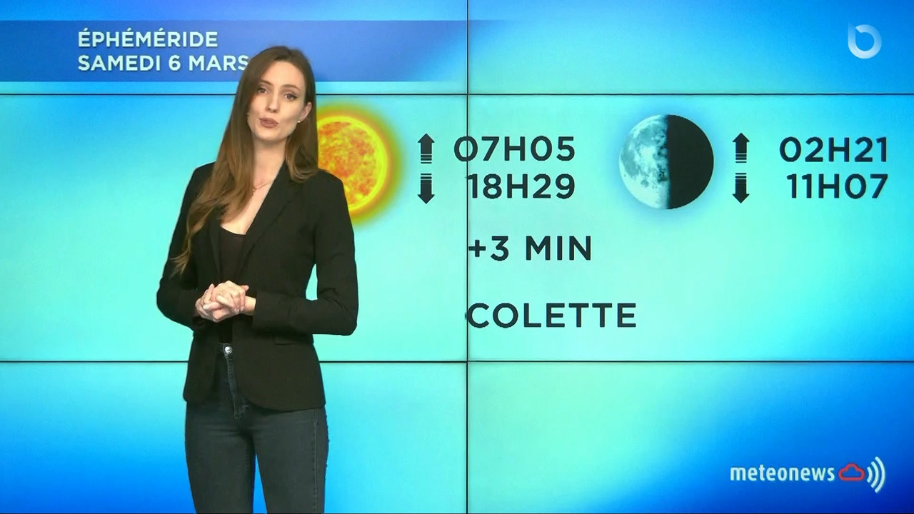 03.05 - 19.55.00 - La météo. Les nouvelles du ciel présentées par Ell....ts_snapshot_10.06.379