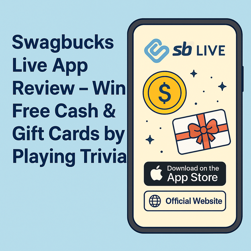 Swagbucks Live App Review – Earn PayPal Cash & Gift Cards by Playing Trivia Swagbucks Live App Review – Win Free Cash and Gift Cards by Playing Trivia