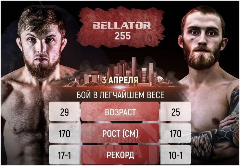 Магомед Магомедов срещу Джаред Скогинс на Bellator 255