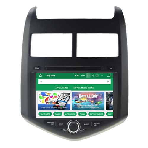 Autoradio Car Play Multimedia Rover One Android 4Go RAM 64Go ROM GPS pour Chevrolet Aveo Sonic 2011