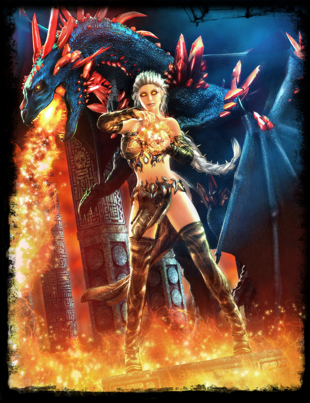 dForce Mystic Fire Outfit for Genesis 8 Female(s) dForce Mystic Fire Outfit for Genesis 8 Female(s)