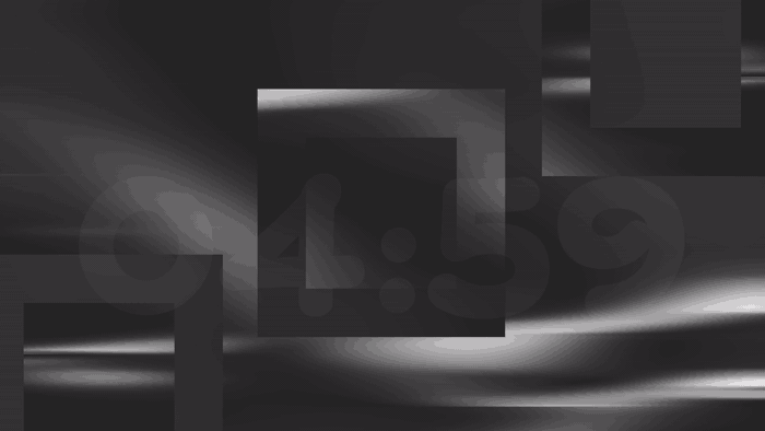 Countdown – Silver Fluid – Geometric Array