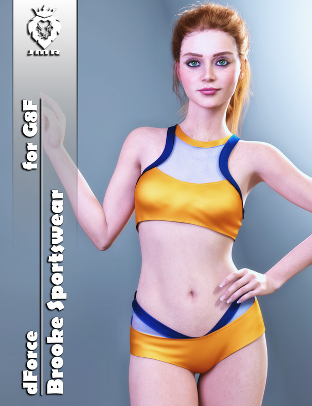 JMR dForce Brooke Sportswear for G8F JMR dForce Brooke Sportswear for G8F