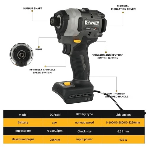 DEWALT McLaren F1 Team Limited Edition DCF85M
