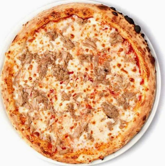 Menú pizza de atún (33 cm.)